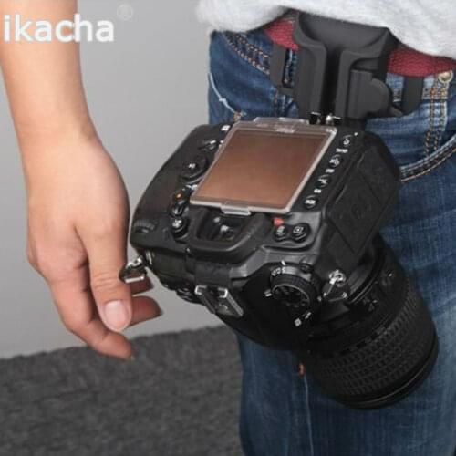 Camera Strap With 1/4" Screw Mount Waist Spider Holster Shoot Belt Accessories for Buckle Button for 5diii 60D D800E D700 D600