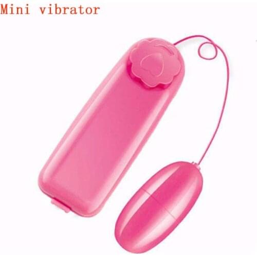 Vibrating Egg Female Single Vibrating Egg Compact Pink Masturbator Vibrator Anal Plug Dildo Female Male Sex Toy Adult Store