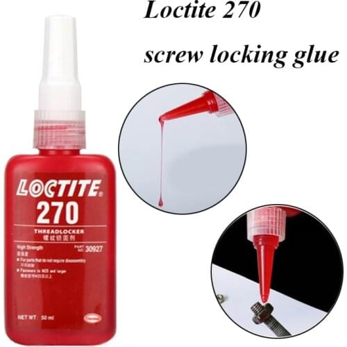 Screw Sealant 50ml Loctite 270 Screw Locking Glue High Strength Sealing Threadlocker Adhesive Thread Locker Prevent Loosening