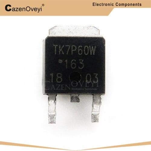 10pcs/lot TK7P60W TO-252 TK7P60 TO252 7P60 7P60W 600V 7A TK7P60W new original In Stock