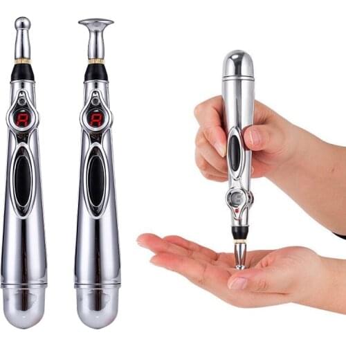 Cordless Electric Acupuncture Point Meridian Pen Pain Relief Laser Therapy Electronic Meridian Energy Pen Home Acupuncture Stick