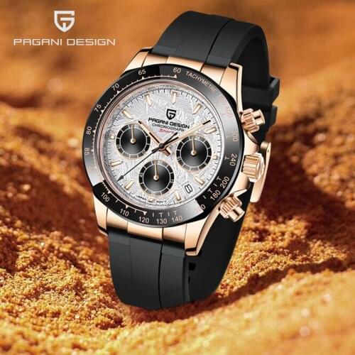 2021 New PAGANI DESIGN Top Luxury Brand Mens Quartz Wrist Watch Sapphire 100M Waterproof Men Automatic Chronograph Reloj Hombre