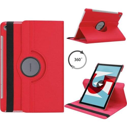 For Huawei MediaPad M5 10.8 Tablet Case 360 Rotating Bracket Leather Cover For Huawei MediaPad M5/M5 Pro 10.8"2018 Fundas Coques