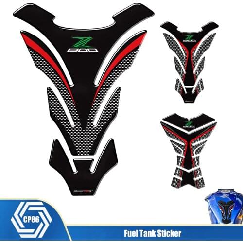 For KAWASAKI Z800 Z 800 Tankpad 3D Carbon Fiber Motorcycle Fuel Tank Pad Protection Sticker Fuel Tank Sticker