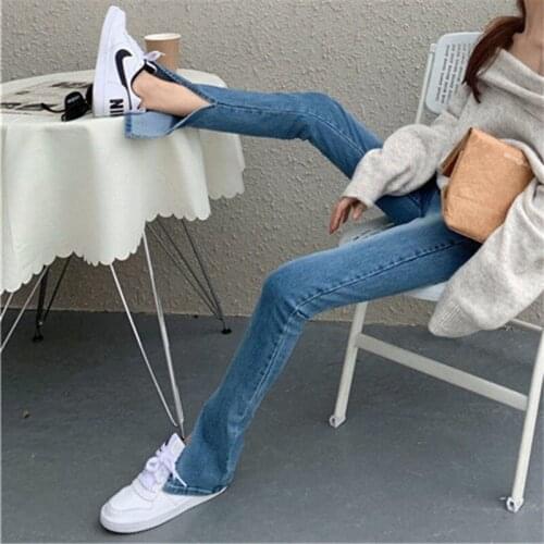 New High Waist Irregular Denim Female Wide Leg Jeans For Women Straight Pants Mom Vintage Loose Streetwear Jeans Streetwear