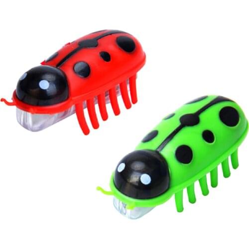 Simulation Vibration Insect Ladybug Beetle Green Insect Electric Vibration Simulation Insect Electronic Pet ChildrenS Toys