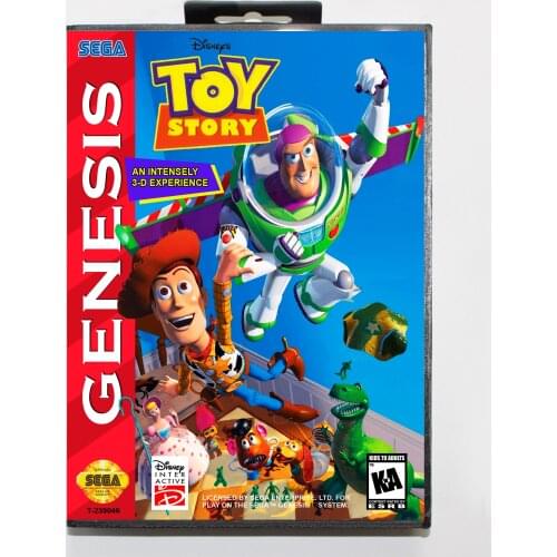Toy Story Boxed Version 16bit MD Game Card For Sega MegaDrive Sega Genesis System