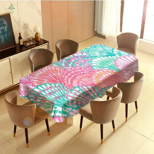 Beautiful Color Shell, Easy To Nurse The Waterproof And Oil-proof Tablecloth, Table Decoration