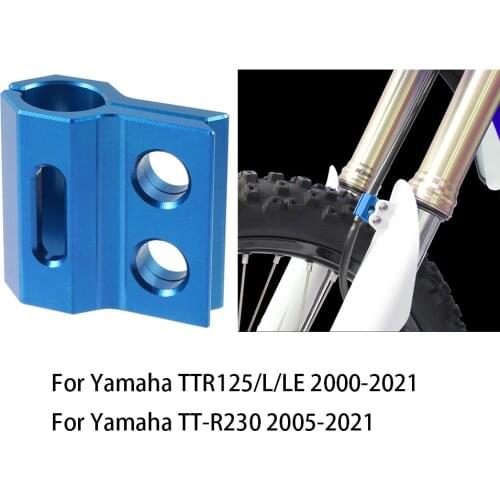 NICECNC Front Brake Hose Guide For Yamaha TTR125 TTR125L TTR125LE 00-21 TTR230 05-21 Cable Line Holder Clamp TTR TT-R 125 L 230