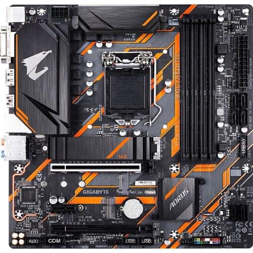 New desktop motherboard Gigabyte B360M Aorus PRO original motherboard LGA 1151 DDR4 DVI VGA HDMI B360 E-sports game computer