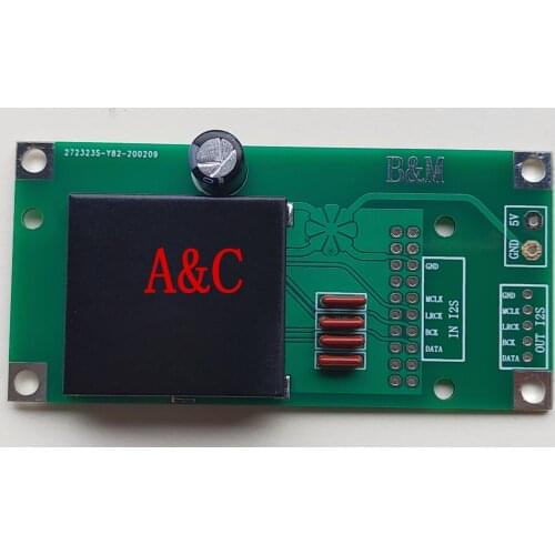 I2S signal buffer shaping board, Amanero digital interface, coaxial I2S signal shaping board