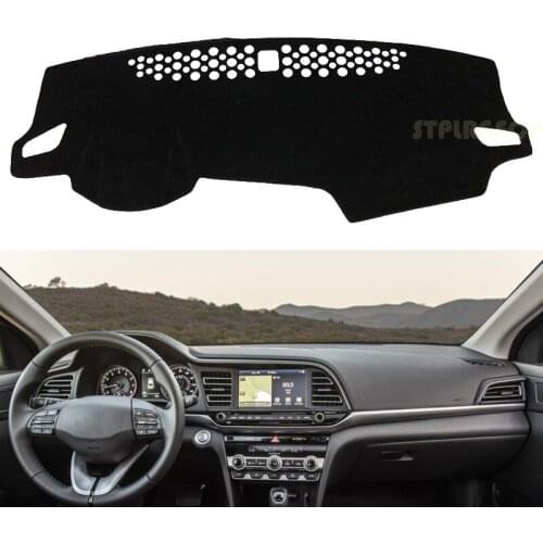 For Hyundai Elantra 2016 2017 2018 2019 AD Avante Car Dashboard Cover Auto Non-slip Dash Mat Silicone Protective Pad