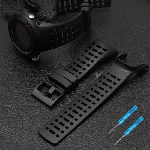 Strap For SUUNTO CORE Ambit 1 2 3 2R 2S Peak 24mm Mens Watch Rubber Band Screwdriver Watch Accessories Wristwatches Belt