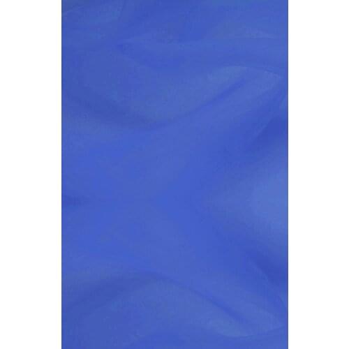 100% SILK ORGANZA 140cm width 6momme Pure Soie Fabrics For Trench Sewing Material Royal Blue