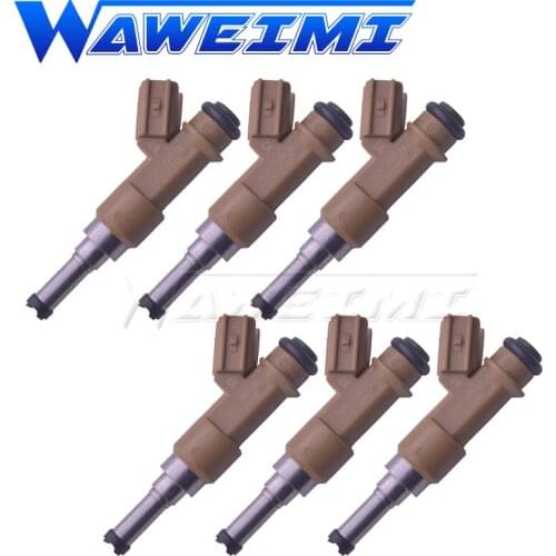 WAWEIMI 6x Fuel Injector Valve OE 23250-31100 2325031100 For TOYOTA Land Cruiser Prado 08-12
