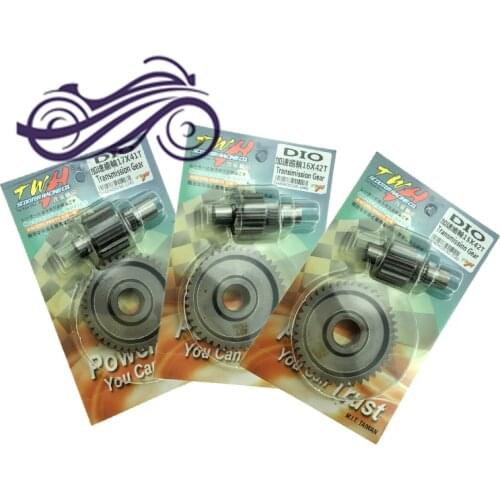 TWH Racing Transmission Gear Set 17x41T 15x42T 16x42T for Honda DIO50 DIO ZX 50 AF18 AF25 AF28 AF34 AF35 Scooter