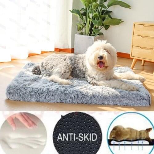 Ultra Plush Deluxe Orthopedic Dog Bed Soft Plush Pet Mattress Memory Foam Sofa with Removable Washable Cover Mat Cushion