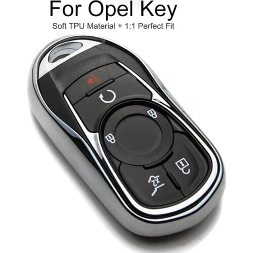 TPU Protection Car Key Cover Case Cap For Opel Astra K Mokka Antara Signum Zafira A Meriva Combo C Key Chain Ring Accessories