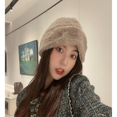 The Plush Fisherman Hat Lady Goes With The Bucket Hat And The Melon Skin Hat