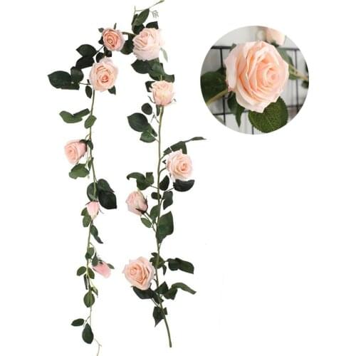1.8m Artificial Flower Australian Rose Vine Wedding Ball Party Decorative Flower for House Emulational Plant