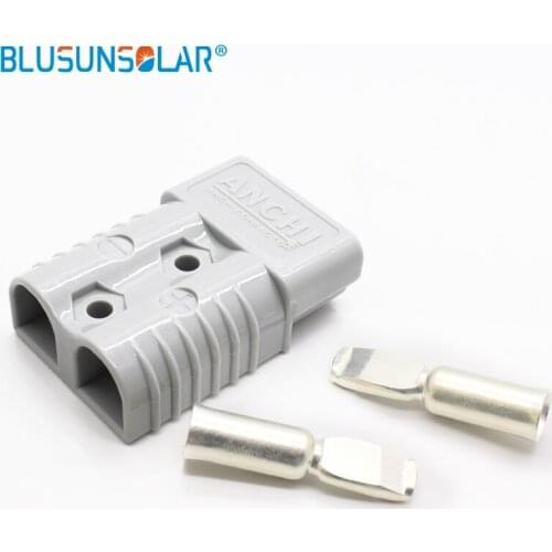 1 piece/lot Red/Blue/Grey 50 A 8 AWG Battery Connector Plug Connect solar panel battery