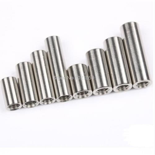 10 pieces Connecting pipe rivet Cheese M3 Thread Diy Knife material Making knife Handle screw Cylindrical Nuts