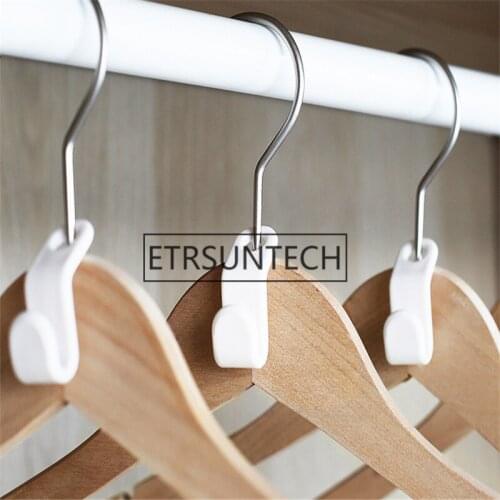 200Set Multifunction Easy Cloth Hook Coat Clothes Rack Organizer Storage Mini Holders Hanger Home Closet Organize