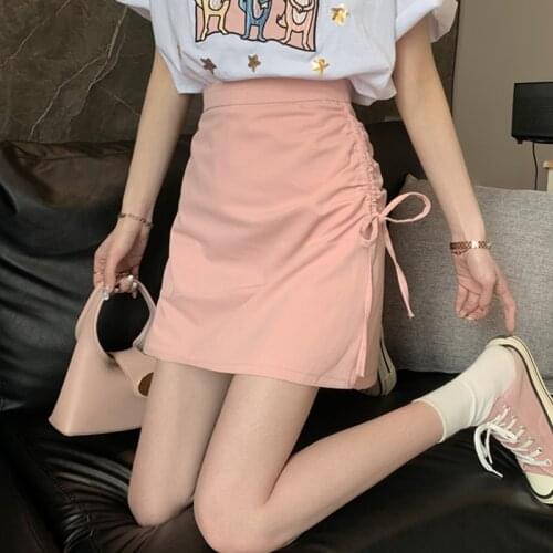 2021 Summer Women Dress White Mini Skirts Korean Style Womens Clothing Harajuku Sexy Female Party Jupe Longue Femme WPY3364