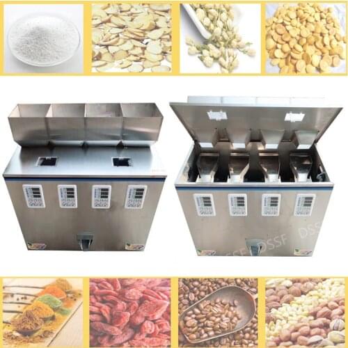 4-Head Fully Automatic Intelligent Mixed Blanking Quantitative Packer Packaging Machine Four Weighing Racking Filling Machine