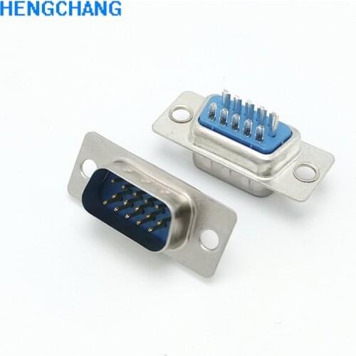 DB-15P VGA Port adapter 15Pin VGA male connector 10pcs/lot