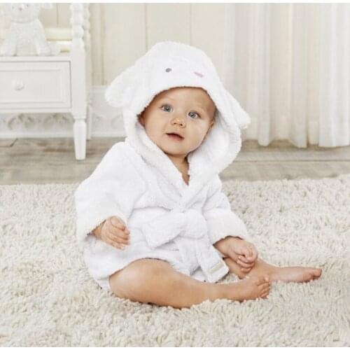 4-6T Hooded Animal model ing Baby Bathrobe Cartoon Baby Spa Towel Character kids bath robe infant beach towels Baby Bath