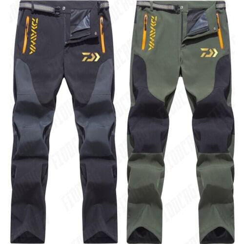 Tactical Waterproof Daiwa Fishing Pants Men Cargo Spring Summer Quick Dry Trousers Mens Outdoor Sports Fishing Pants 4XL