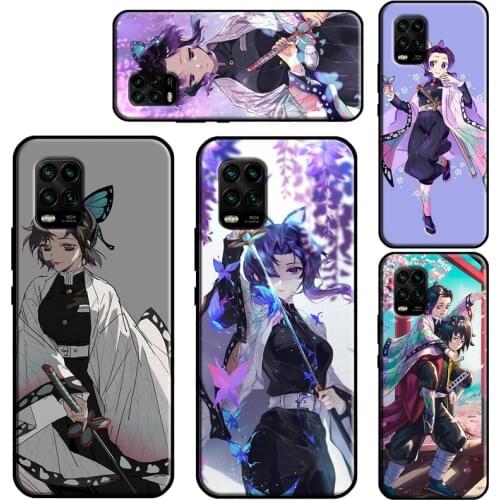Kimetsu no Yaiba Shinobu Kocho For Xiaomi Mi 11 Lite Case 11 Ultra 10T Pro POCO X3 M3 Pro F3 Cover For Xiaomi Mi 11 Case