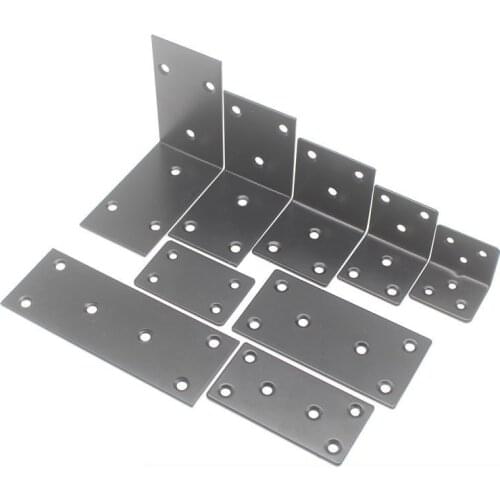 Black Corner Small Angle Piece Right Angle Bracket 90 Degree Code Angle Reinforcement Corner Code Iron Code Horse