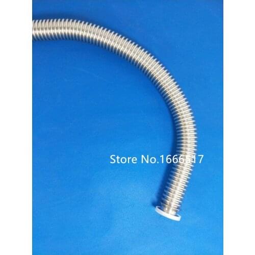 KF-25 Flexible Hose Stainless steel 1000mm vacuum corrugated bellows pipe tube ATT