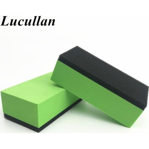Lucullan 2020 New Colorful Nano Paint Coating EVA Sponge 8*4*2.5cm Glass Ceramic Wax Coat Applicator Pads