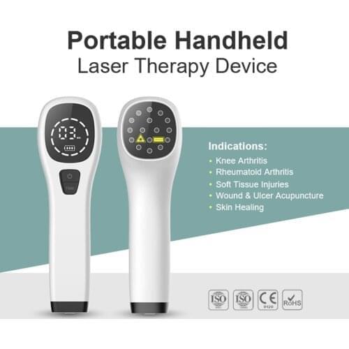 Newest Prostate Treatment Muscle Stimulator 650nm 808nm Laser Acupuncture Pain Relief Therapy Machine for People And Animals