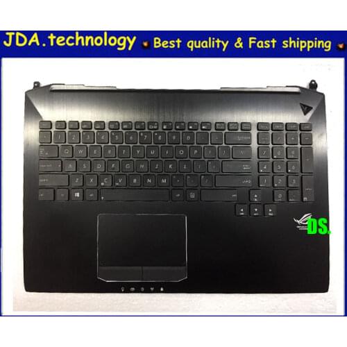 96%New/Orig palmrest topcase For ASUS G750 G750JH G750JM G750JS G750JW US keyboard upper cover keyboard backligt touchpad