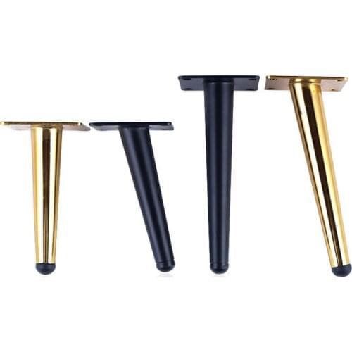 1Pc 20-40cm Oblique Straight Tapered Furniture Table Legs Metal for TV Cabinet Counter Foot Chair Sofa Tea Coffee Table Foot
