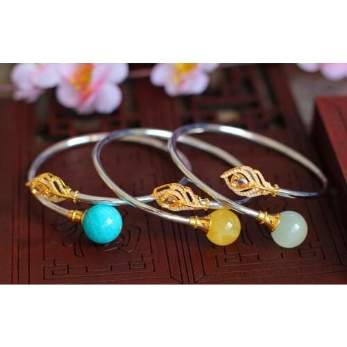 Wholesale 925 sterling silver jewelry inlaid CZ Crystal Bracelet 52602 female models