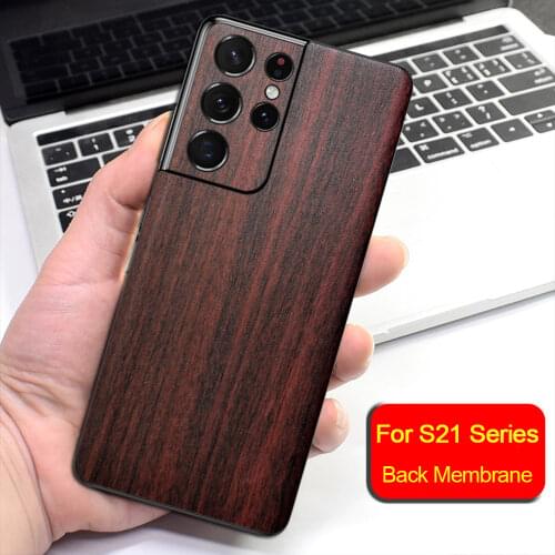 Wood Matte Wrap Skin Film For Samsung Galaxy S21 Ultra S20 Plus S10E S9 Full Wrap Back Cover Note 10 Lite Note 20 9 8 FE Sticker