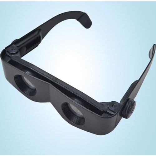 Portable Magnifying Glasses Plastic Lens Magnifier Binoculars Telescope For Watch Football Match Outdoor Fishing Hiking QW