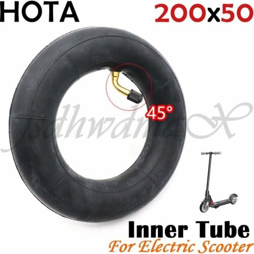 HOTA 200x50 inner tire 200*50 Tube Tyre 8 Inch 45 Degree for KUGOO M4 PRO Electric Scooter Go Karts ATV Quad Speedway Tyre