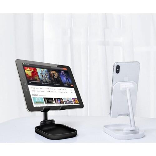 Foldable Desk Mobile Phone Holder Stand For iPhone 12 11 iPad Pro Xiaomi huawei Universal Desktop Table Cell Phone Holder