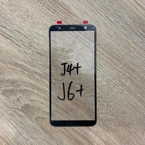 20pcs/TOP Glass with OCA Glue Replacement For Samsung A31 A80 A90 A10E A20E A10S J4+ J6+ J6 J8 LCD Front Touch Screen Lens