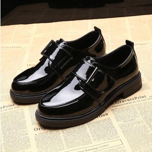 2021 Spring Autumn Patent Leather Women Loafers Flats Lady Slip On Casual Female Shoes Zapatos De Mujer Creepers Girls Oxford