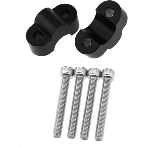 VSTROM 2pcs 7/8" 22mm Motorcycle CNC Aluminum Handlebar Riser Clamp Mount Taper for Suzuki DL650 V-STROM DL 650 VSTROM DL1000