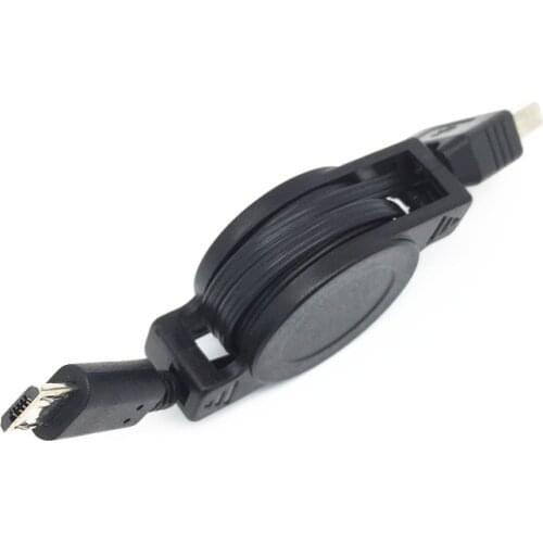 Retractable Micro USB Data Sync Charger Cable for Motorola Droid Aura Cliq Cliq Mb200 Q9 V9 Droid X Mb810 Atrix 4G Mb860 V750