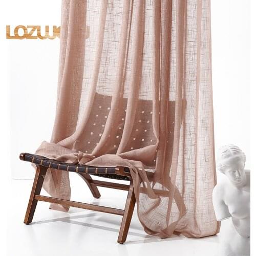 Japanese Cotton Linen Curtain Yarn Balcony Bedroom Living Room Window Yarn Study Curtain Yarn Custom Curtain Home Decoration