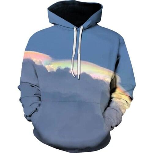 YIKUO Men's Printed Hoodies